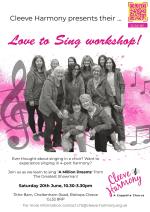 Love to Sing Workshop Love to Sing Workshop